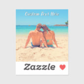 Personalisierter Foto-Aufkleber mit benutzerdefini Aufkleber (Blatt)