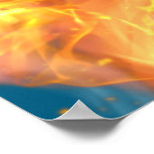 Personalisierter Foto Basketball-Spieler Poster (Ecke)