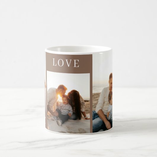 Personalisierter Foto-Bildtext Kaffeetasse (Mittel)