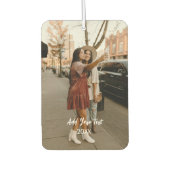 Personalisierter Foto Car Air Freshener Autolufterfrischer (Vorderseite)