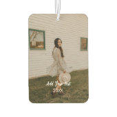Personalisierter Foto Car Air Freshener Autolufterfrischer (Rückseite)