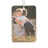 Personalisierter Foto Car Air Freshener Autolufterfrischer (Rückseite)