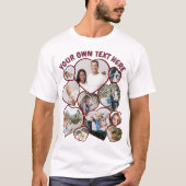 Personalisierter Foto Collage T - Shirt (Vorderseite)