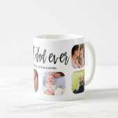 Personalisierter Foto Collage Vater Geschenk Vater Kaffeetasse (VorderseiteRechts)