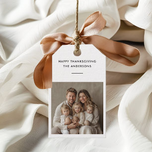 Personalisierter Foto Erntedank Geschenkanhänger