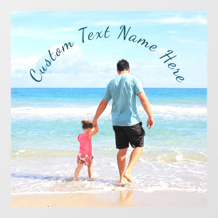 Personalisierter Foto-Fensterklammer für benutzerd Fensteraufkleber