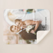 Personalisierter Foto für benutzerdefinierte Liebe Sherpadecke (Vorderseite (Horizontal))