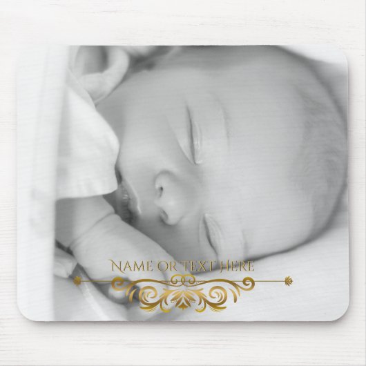Personalisierter Foto-Geschenk-individueller Name Mousepad (Vorne)