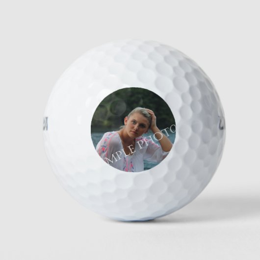 Personalisierter Foto-Golfball. Mach dein eigenes! Golfball (Vorderseite)