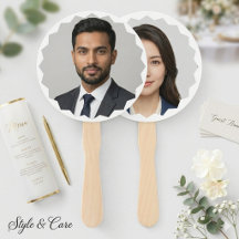 Personalisierter Foto-Handfächer mit einzigartigem