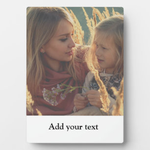 personalisierter Foto hinzufügen Fotoplatte