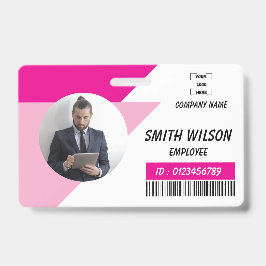 Personalisierter Foto-ID-Geschäftsausweis Ausweis