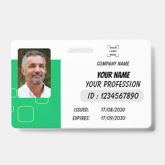 Personalisierter Foto-ID-Geschäftsausweis Ausweis