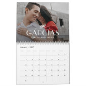 Personalisierter Foto-Kalender mit Familiennamen Kalender (Jan 2027)