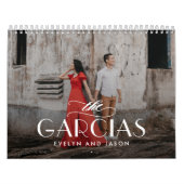 Personalisierter Foto-Kalender mit Familiennamen Kalender (Titelbild)