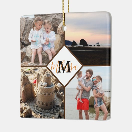 Personalisierter Foto Keramikornament (Links)