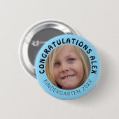 Personalisierter Foto Kindergarten Button (Vorne & Hinten)