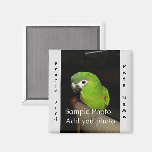 Personalisierter Foto Magnet (Vorderseite/Rückseite)