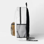 Personalisierter Foto mit benutzerdefiniertem Name Bedruckter Rucksack (Rechts)