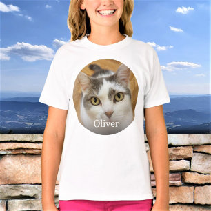 Personalisierter Foto mit benutzerdefiniertem Name T-Shirt