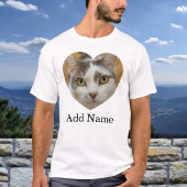 Personalisierter Foto mit benutzerdefiniertem Name T-Shirt