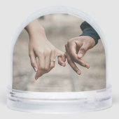 Personalisierter Foto Music Player - DOESNT-Musik Schneekugeln (Rückseite)