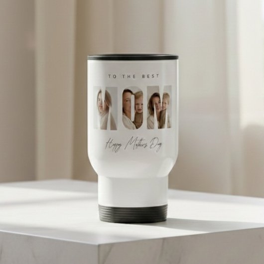 Personalisierter Foto-MUTTER-Becher | Individuelle Reisebecher