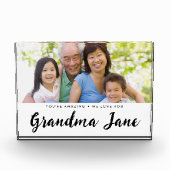 Personalisierter Foto-Name Fotoblock (Vorderseite)