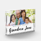 Personalisierter Foto-Name Fotoblock (Links)