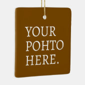 Personalisierter Foto Name Minimal Monogramm Moder Keramikornament (Rechts)