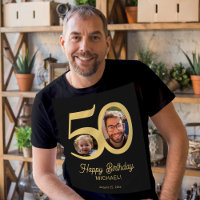 personalisierter Foto-Name zum 50. Geburtstag