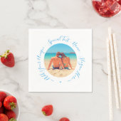 Personalisierter Foto Napkins mit benutzerdefinier Serviette (Beispiel)