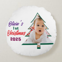 Personalisierter Foto-Olivias 1. Weihnachtsbaum