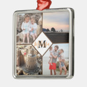 Personalisierter Foto Ornament Aus Metall (Links)