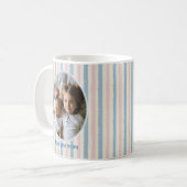 Personalisierter Foto-Pastellrahmen Muttertag Kaffeetasse (Vorderseite Links)
