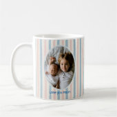 Personalisierter Foto-Pastellrahmen Muttertag Kaffeetasse (Links)