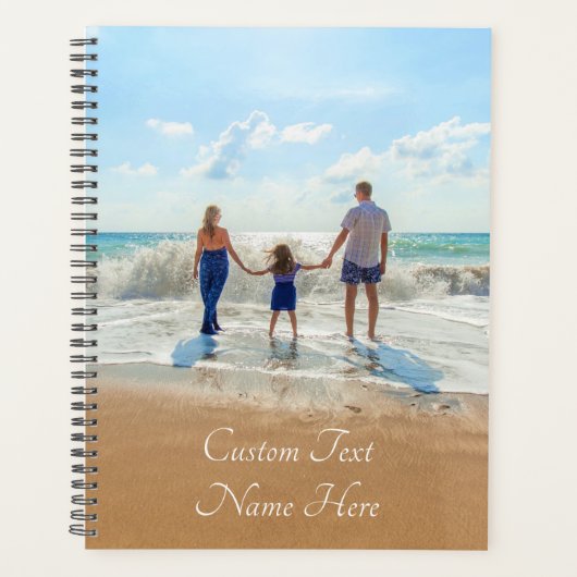 Personalisierter Foto-Planer mit benutzerdefiniert Planer (Vorderseite)