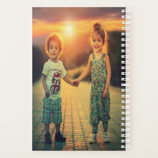 Personalisierter Foto-Planer Planer (Rückseite)