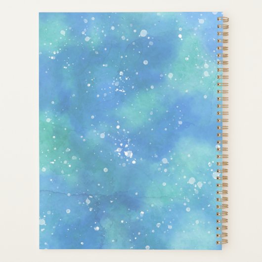 Personalisierter Foto-Planer Planer (Rückseite)