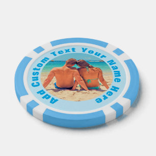 Personalisierter Foto Poker Chips - Benutzerdefini