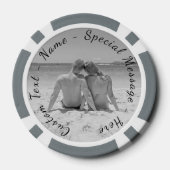 Personalisierter Foto Poker Chips - Benutzerdefini (Rückseite)