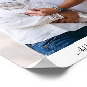 Personalisierter Foto Poster (Ecke)