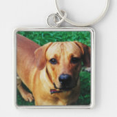 Personalisierter Foto-Rahmen-Schlüsselanhänger Schlüsselanhänger (Vorne)