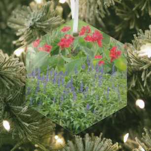 Personalisierter Foto-Rundkeramik-Schmuck Ornament Aus Glas