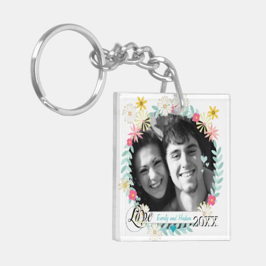 Personalisierter Foto Schlüsselanhänger (Vorderseite links)