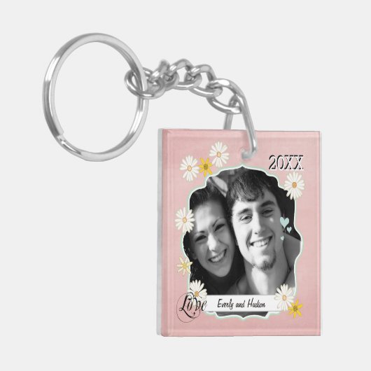 Personalisierter Foto Schlüsselanhänger (Vorderseite links)