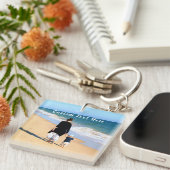 Personalisierter Foto-Schlüsselanhänger mit benutz Schlüsselanhänger (Vorderseite rechts)