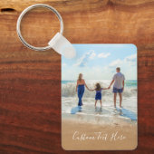 Personalisierter Foto-Schlüsselanhänger mit benutz Schlüsselanhänger (Vorderseite)