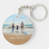 Personalisierter Foto-Schlüsselanhänger mit benutz Schlüsselanhänger (Rückseite)