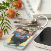 Personalisierter Foto-Schlüsselanhänger Schlüsselanhänger (Vorderseite rechts)